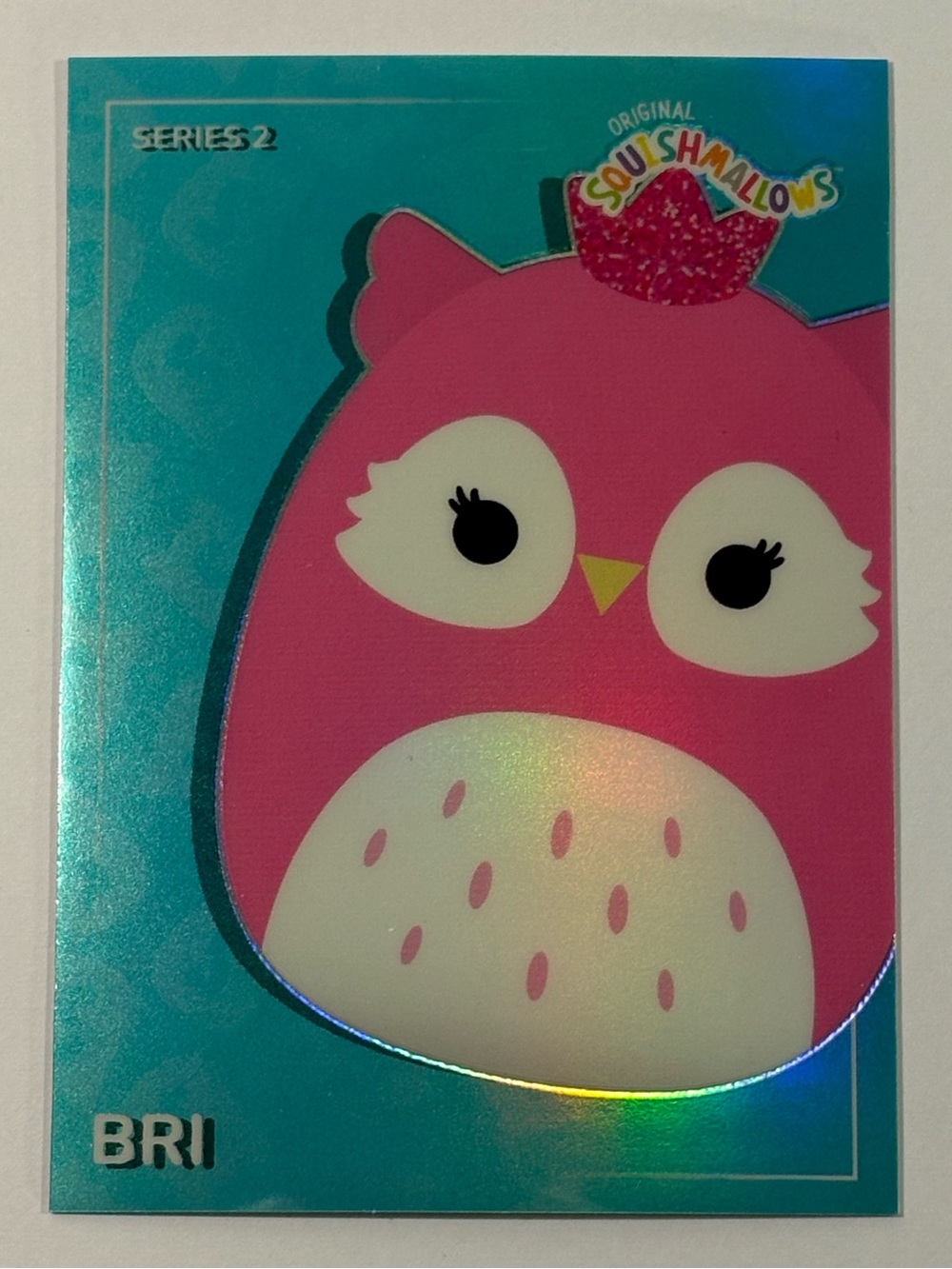 🦉 [5/$15] 2025 PANINI SQUISHMALLOWS SERIES 2 BRI #14 HOLO PRIZM TRADING CARD 🦉
